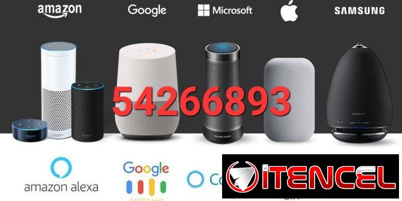 CONFIGURA DE ASISTENTES VIRTUALES & DE VOS Alexa, Siri , Google Assistant ,Bixby Cortana , Google Home , Homepad DataB