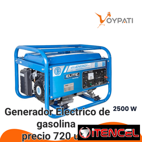 Planta eléctrica de gasolina 2500 watts