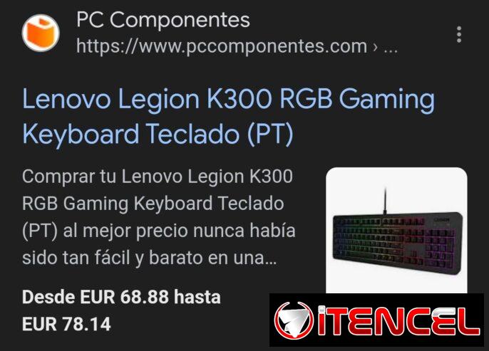 Keyboard gaming Lenovo Legión K300 RGB