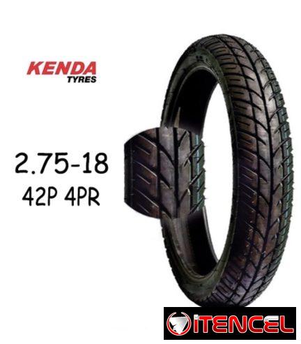 Gomas marca KENDA para motos 18 x 275