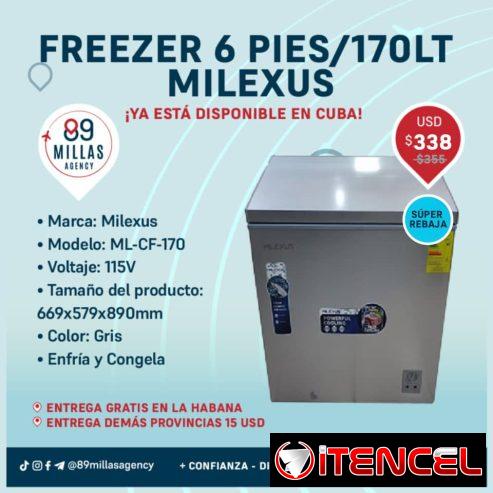 Freezer de 6 pies/170LT