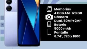 Teléfono Poco C65 (4GB RAM -128 GB)