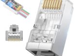 50 Puntas de red RJ45 Metalicas Cat6 – Passthrough Blindados
