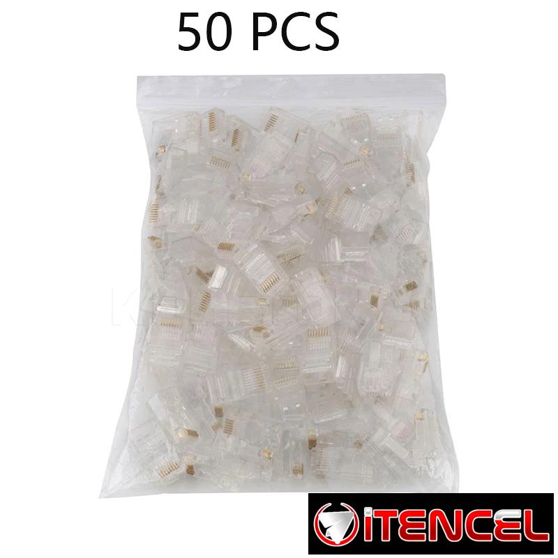 Paquete de 50 conectores RJ45