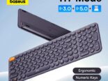 Baseus Teclado Inalámbrico Bluetooth