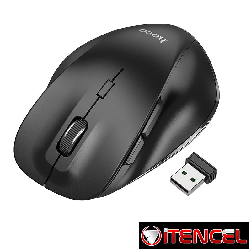 Hoco – Mouse Inalámbrico GM24 🎯 6 Botones | Dual Mode 2.4G + Bluetooth