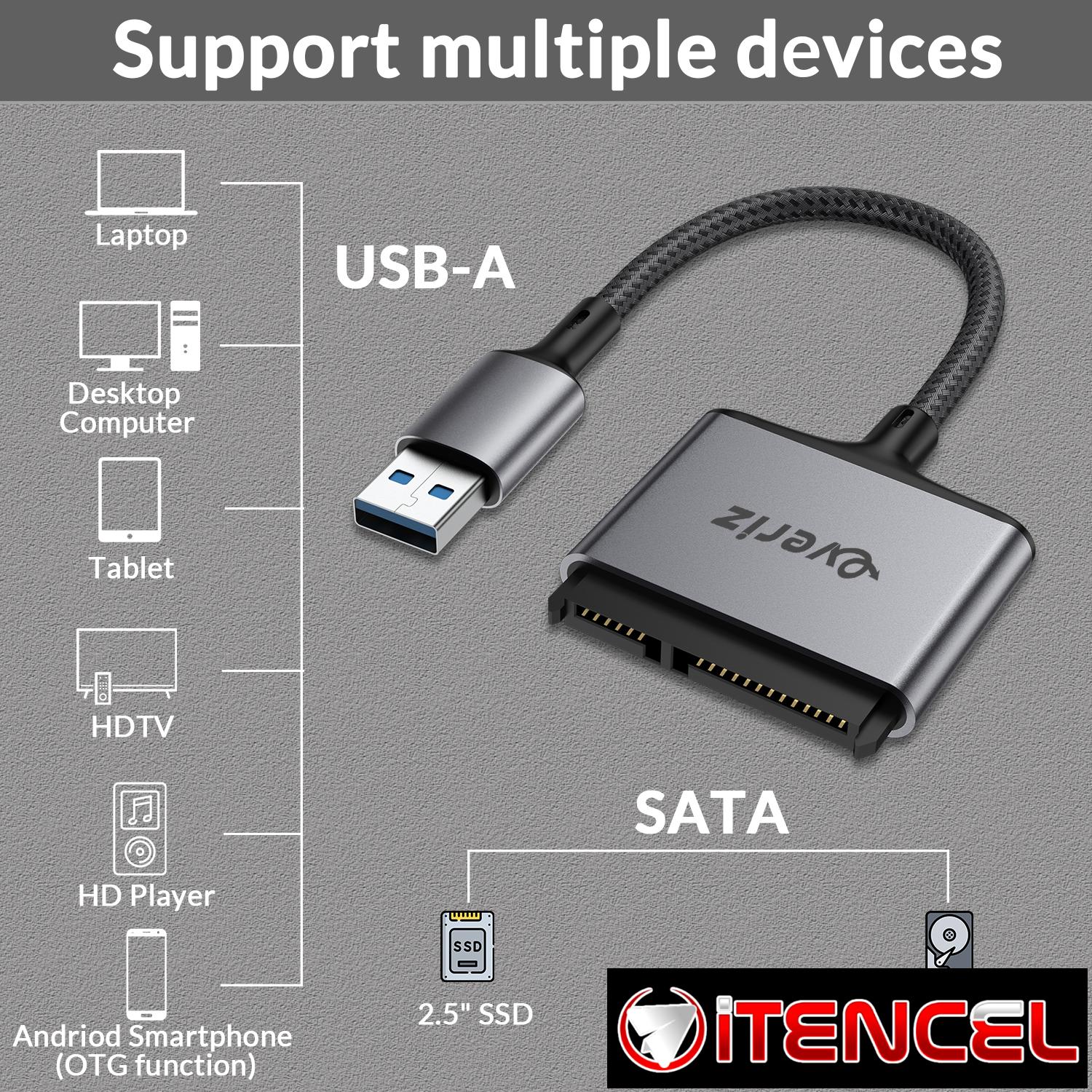 Adaptador SATA a USB 3.0 — EVERIZ