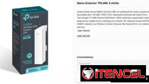 Nano Exterior TPLINK 2.4GHz NUEVO SELLADO