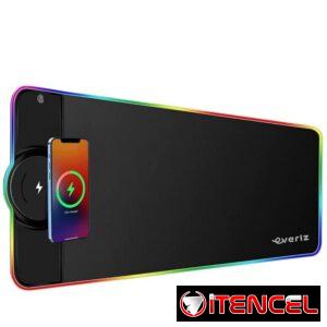 Mousepad de Mouse RGB con Carga Inalámbrica