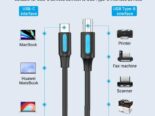 Cable Vention USB-C a USB B
