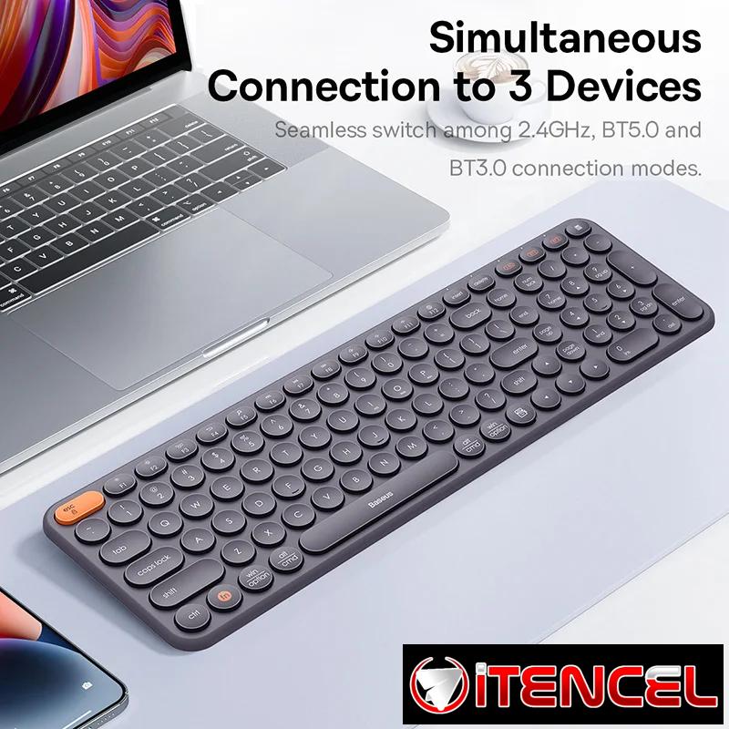 Baseus Teclado Inalámbrico Bluetooth