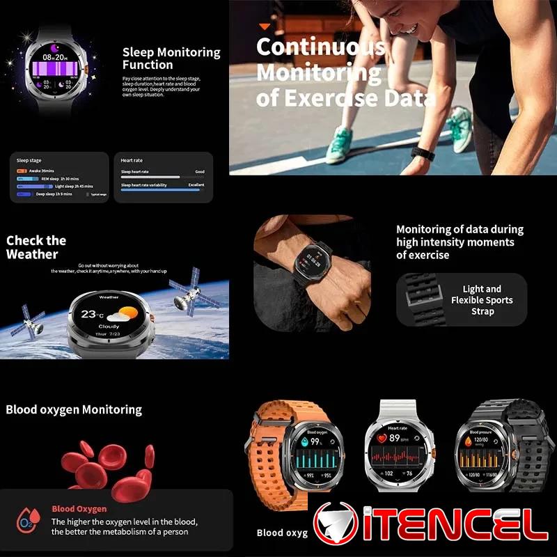 W7 Smart Watch Ultra 466*466 HD