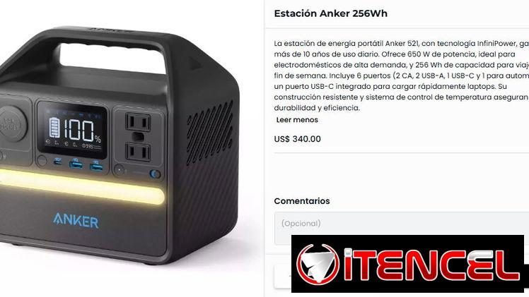 Estación de energía Anker 650w