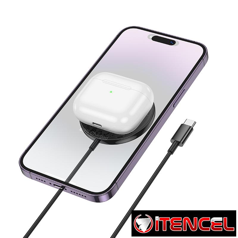 Hoco – Cargador Inalámbrico Magnético CW61 Phantom ⚡ 15W con Pantalla Digital