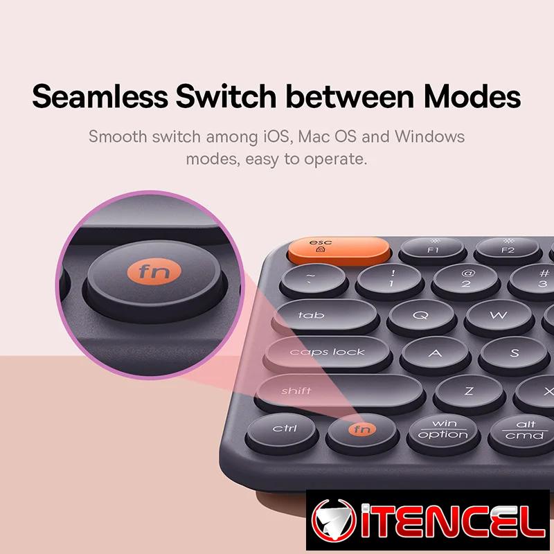 Baseus Teclado Inalámbrico Bluetooth