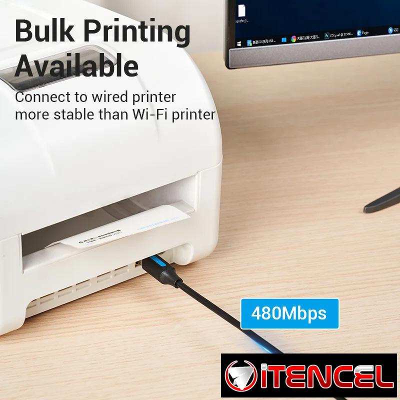 Cable Vention USB-C a USB B