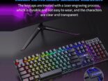Teclado y ratón mecánico retroiluminado de 104 teclas
