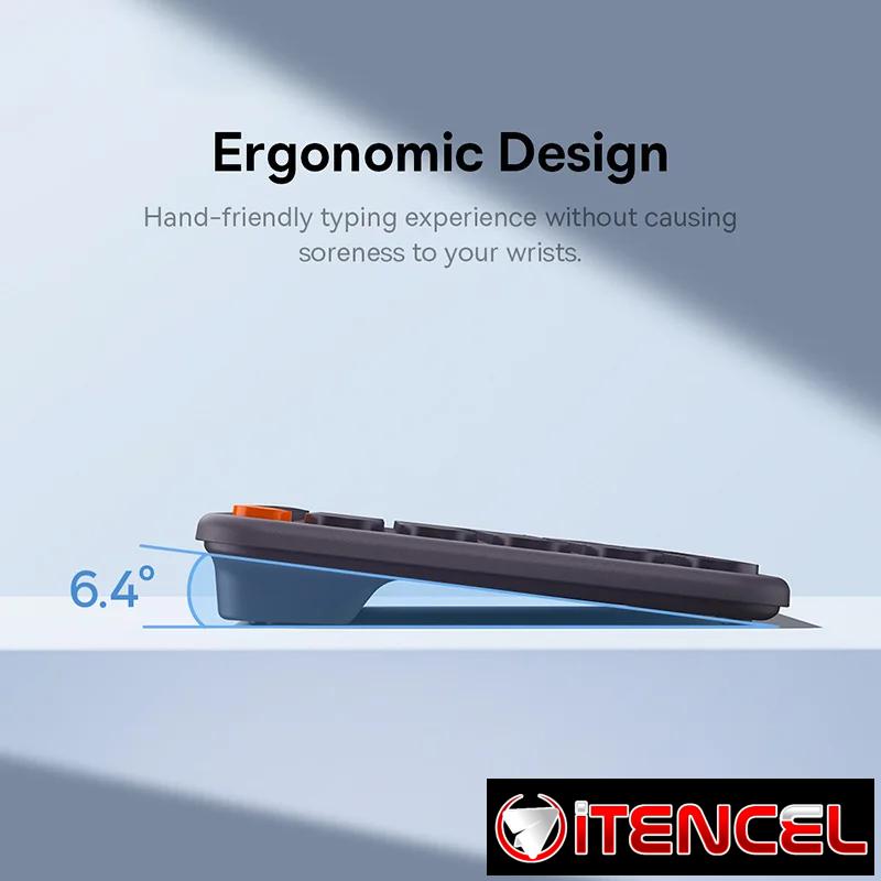 Baseus Teclado Inalámbrico Bluetooth