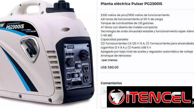 PLANTA ELECTRICA PULSAR 2300W