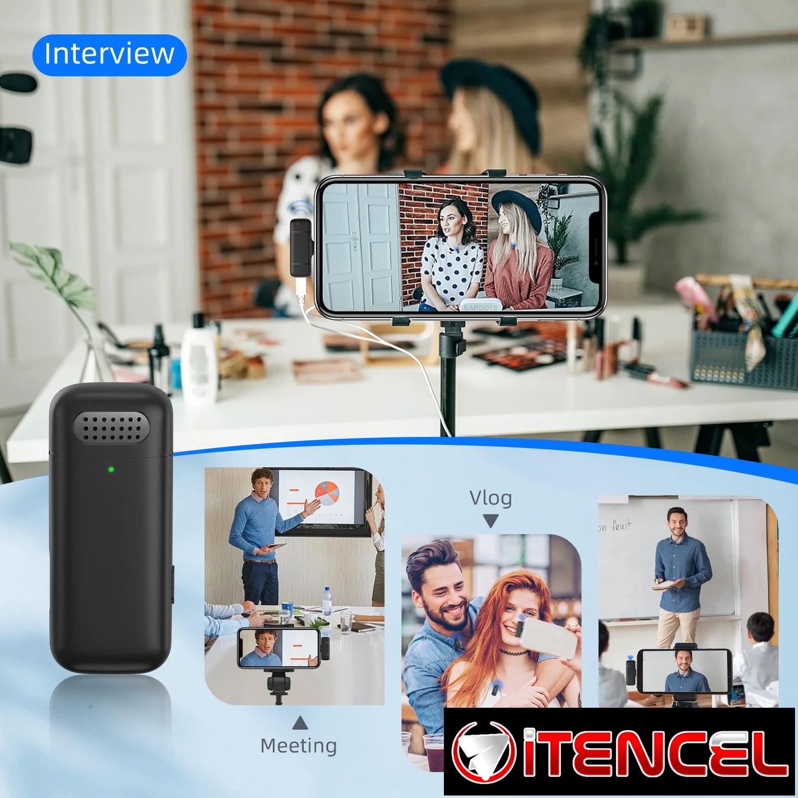 Micrófono Lavalier K30 Inalámbrico 2 en 1