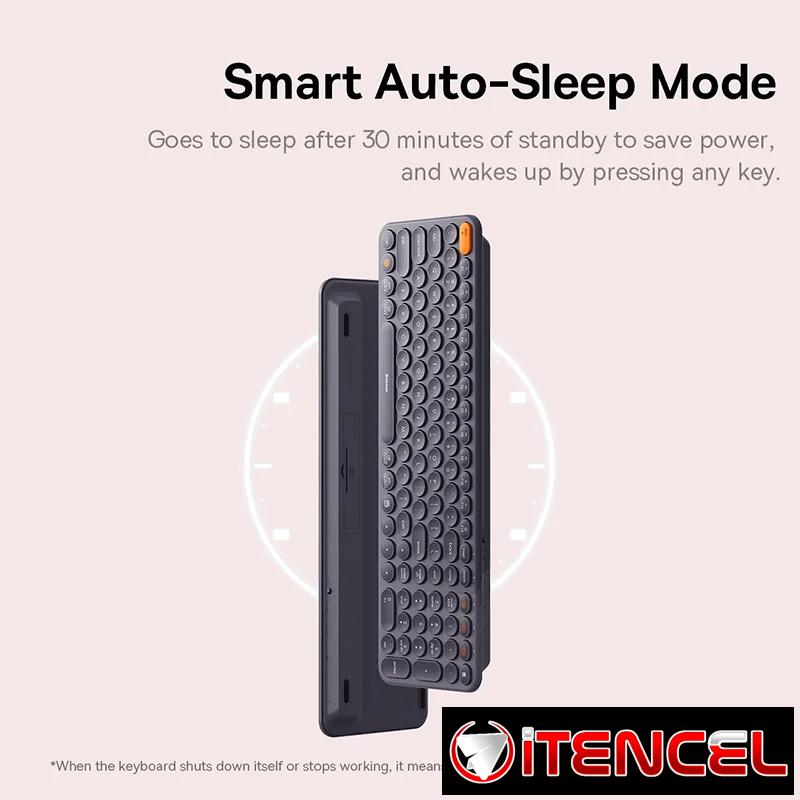 Baseus Teclado Inalámbrico Bluetooth