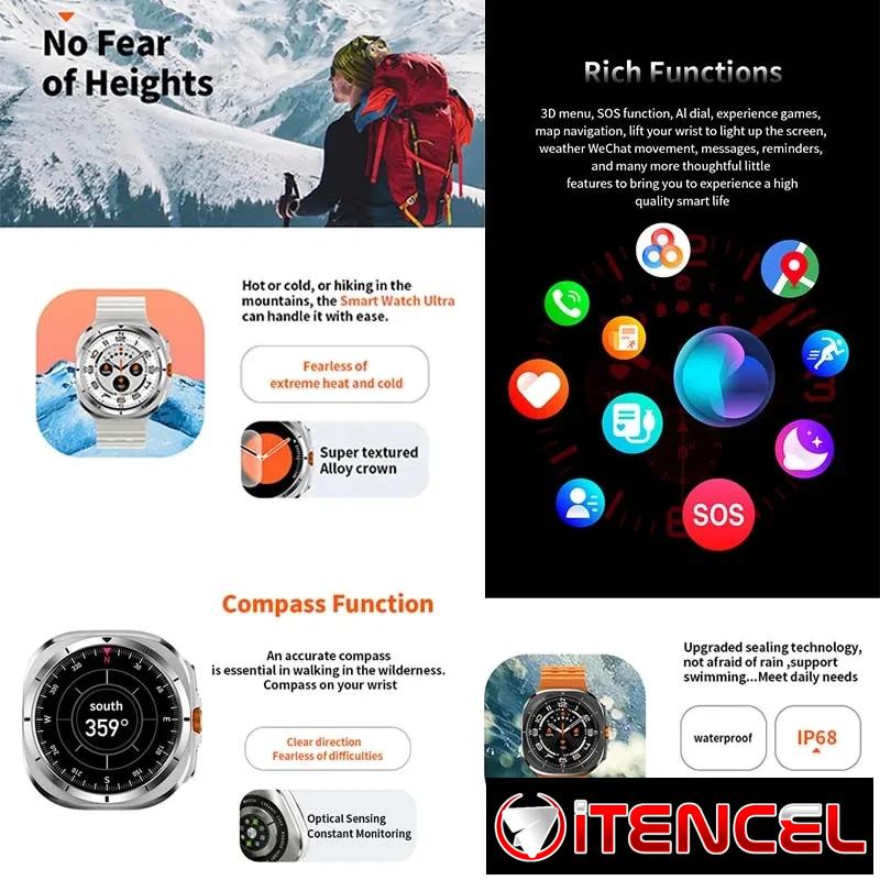 W7 Smart Watch Ultra 466*466 HD