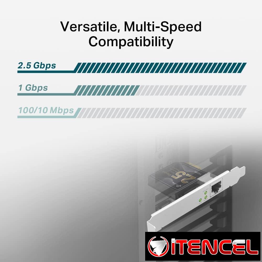 Tarjeta de red PCIe TP-Link de 2,5 GB (TX201)