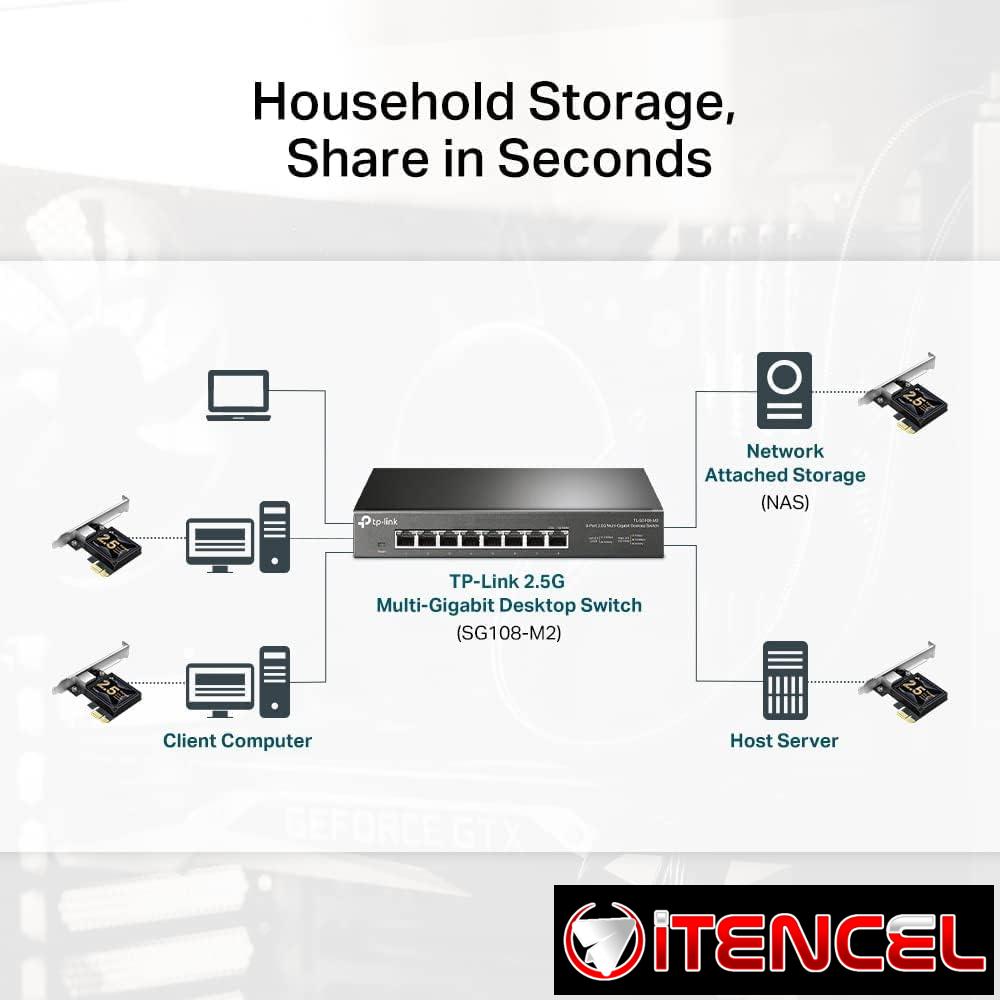Tarjeta de red PCIe TP-Link de 2,5 GB (TX201)