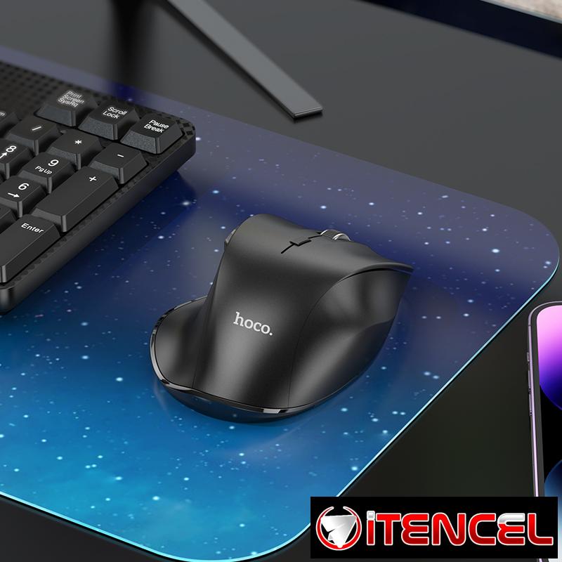 Hoco – Mouse Inalámbrico GM24 🎯 6 Botones | Dual Mode 2.4G + Bluetooth