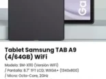 Samsung tab a9 4/64 wifi