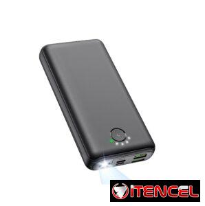 Cargador Portátil JIGA 30000mAh – Power Bank con Carga Rápida 22.5W