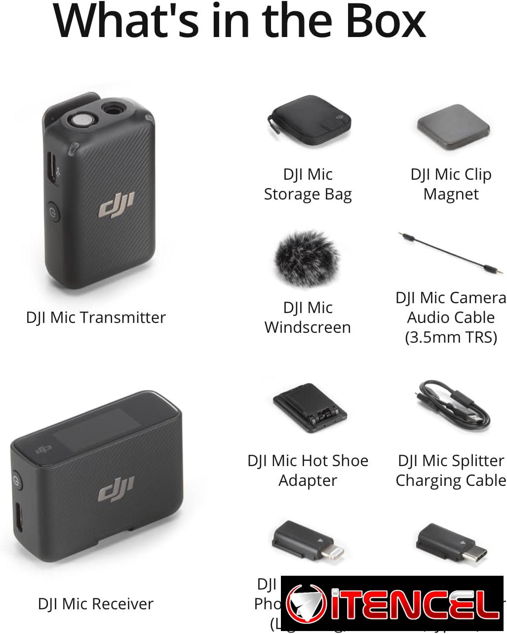 Micrófono Inalámbrico DJI Mic (1 TX + 1 RX)