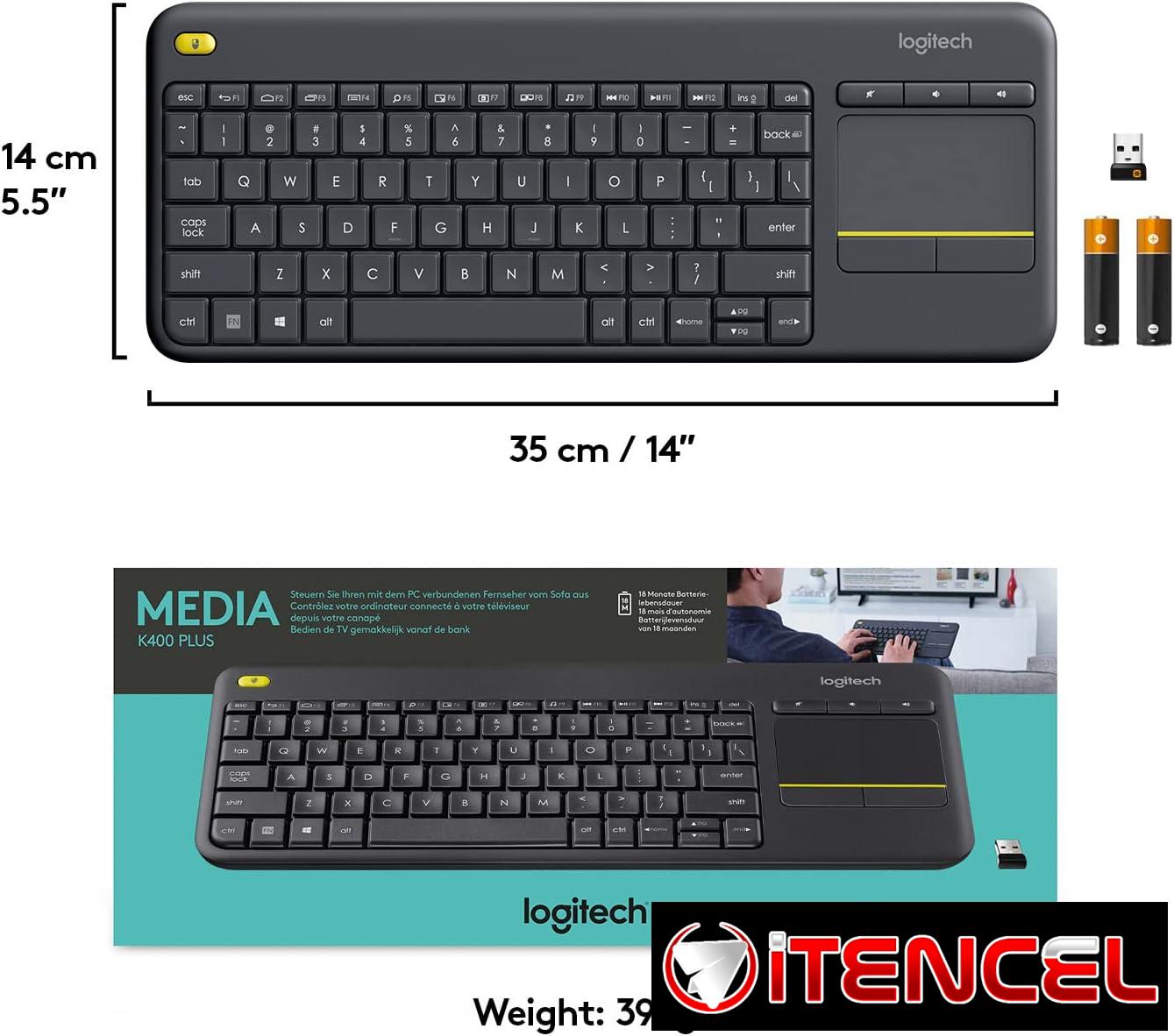 Logitech K400 Plus Wireless Keyboard