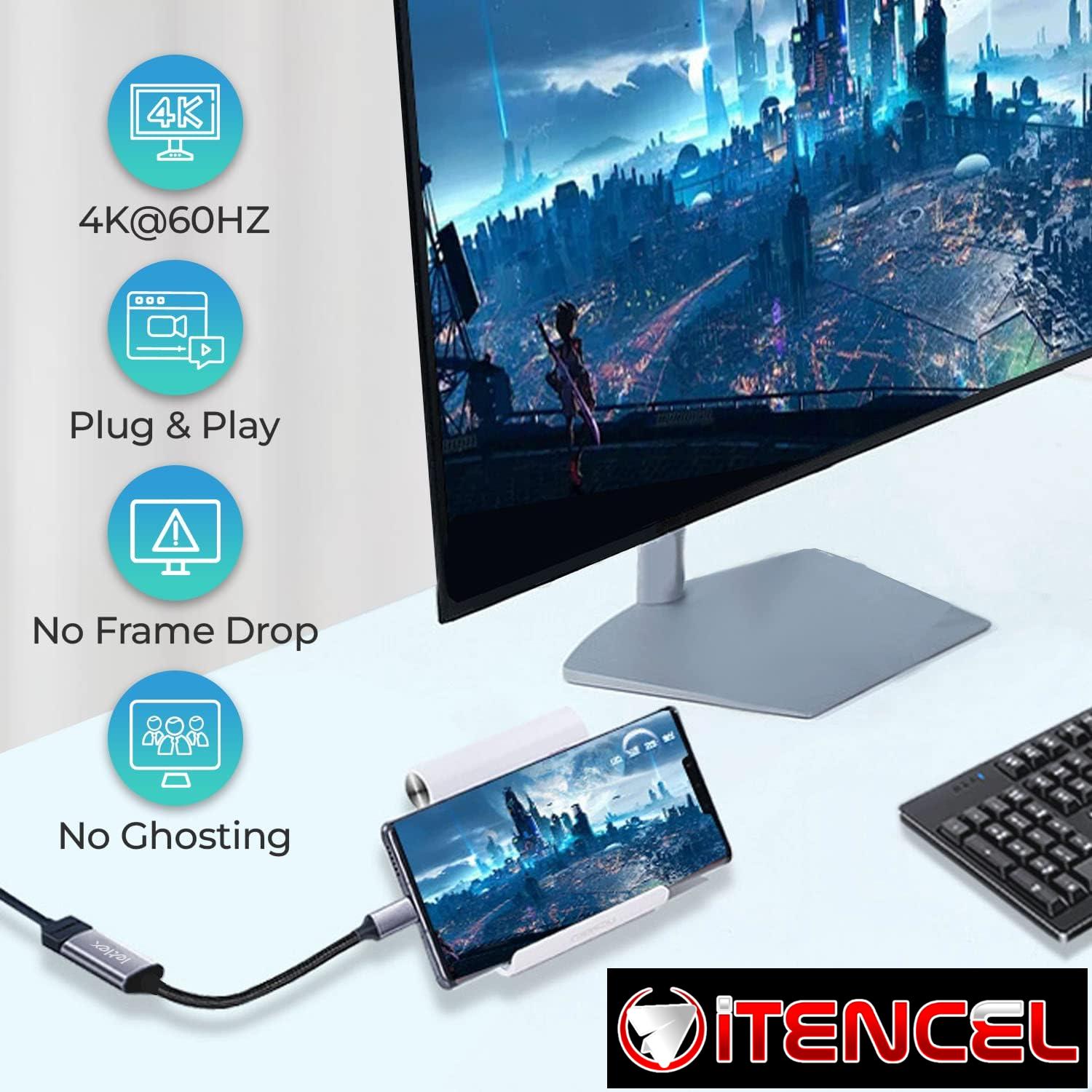 Adaptador USB C a HDMI 4K@60Hz – EVERIZ