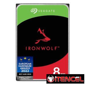 Disco Duro Interno Seagate IronWolf 8TB – NAS 3.5″, SATA 6Gb/s, 7200 RPM, Caché 256MB