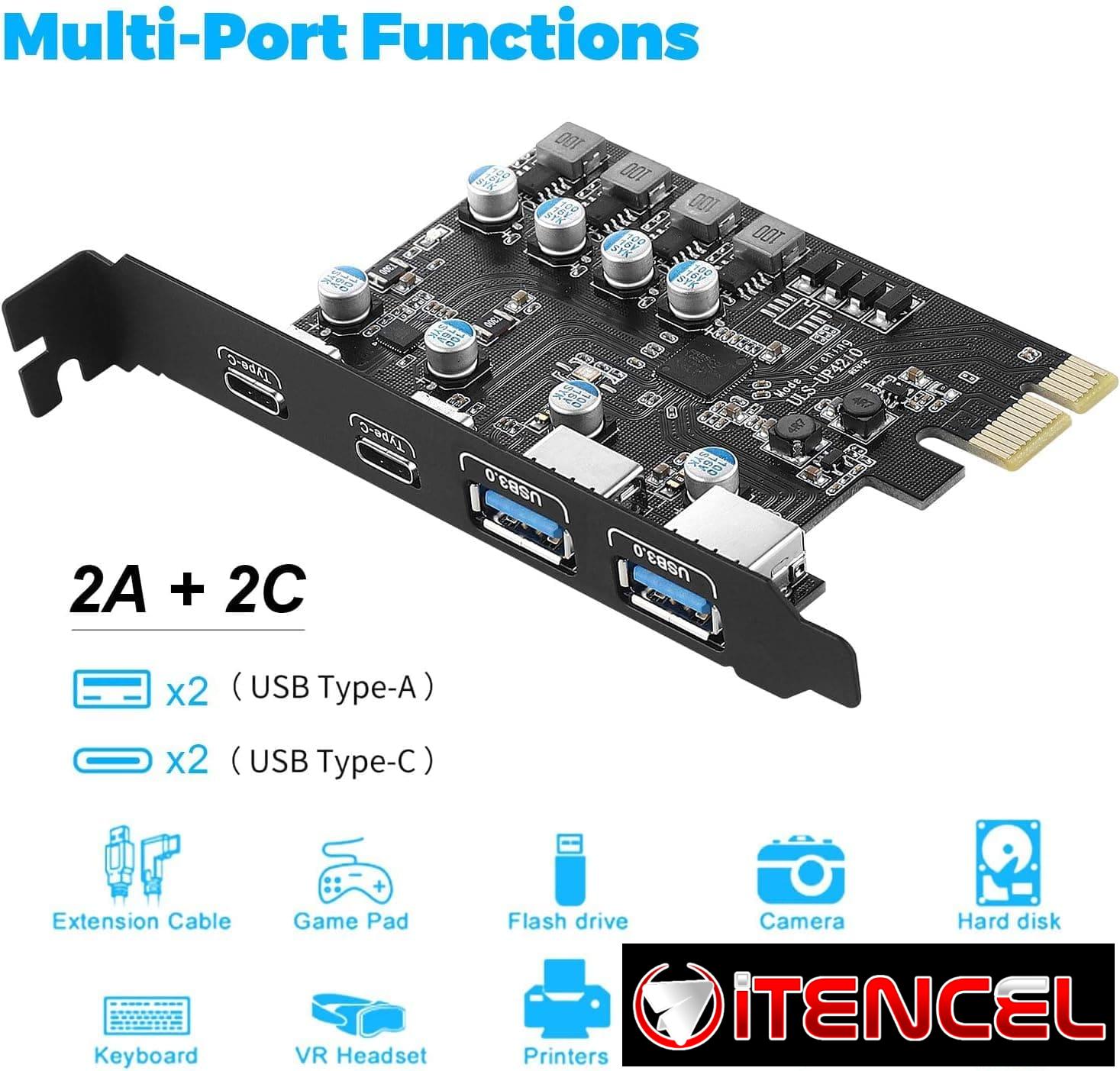 Expansión USB PCI-E