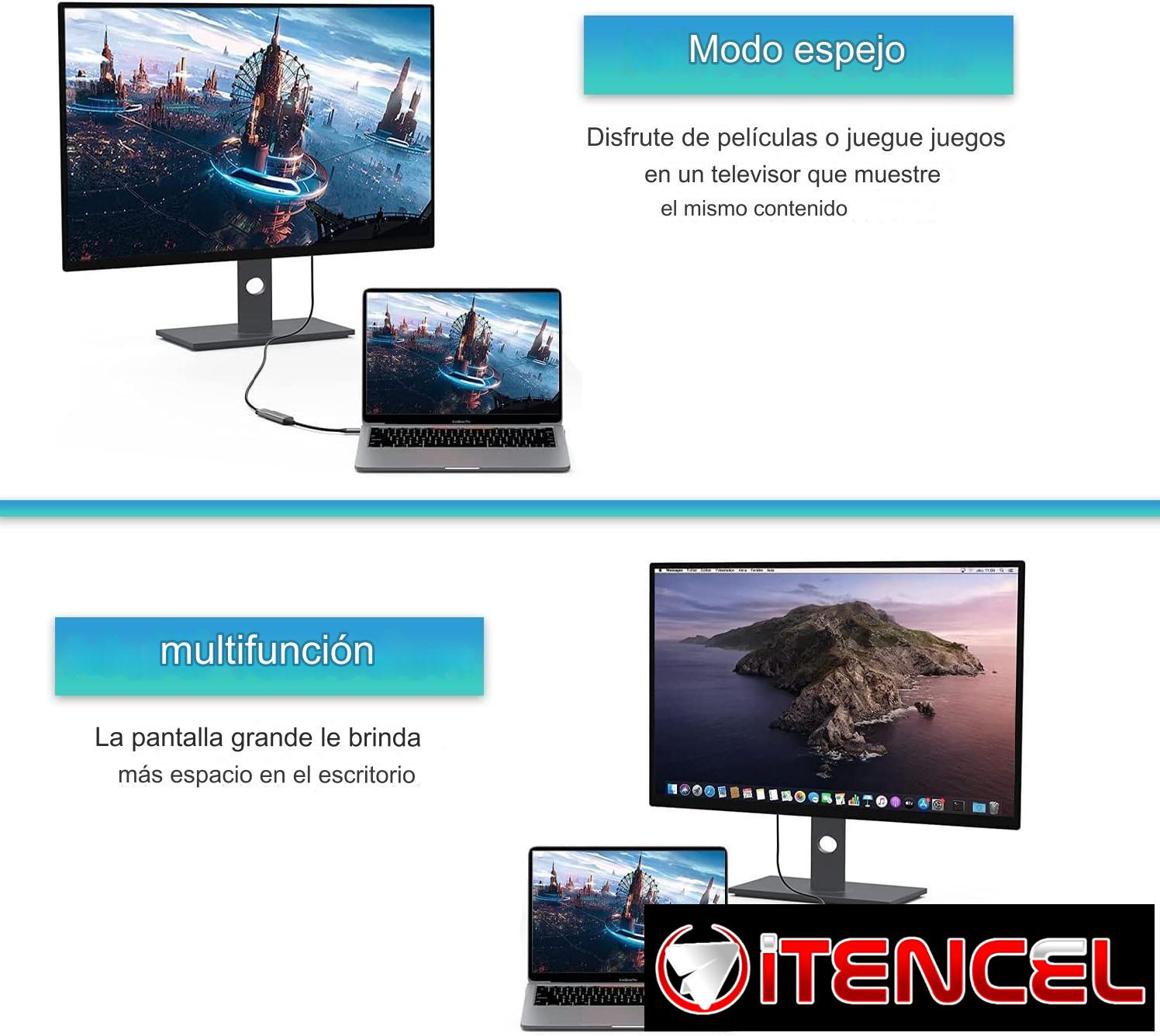 Adaptador USB C a HDMI 4K@60Hz – EVERIZ