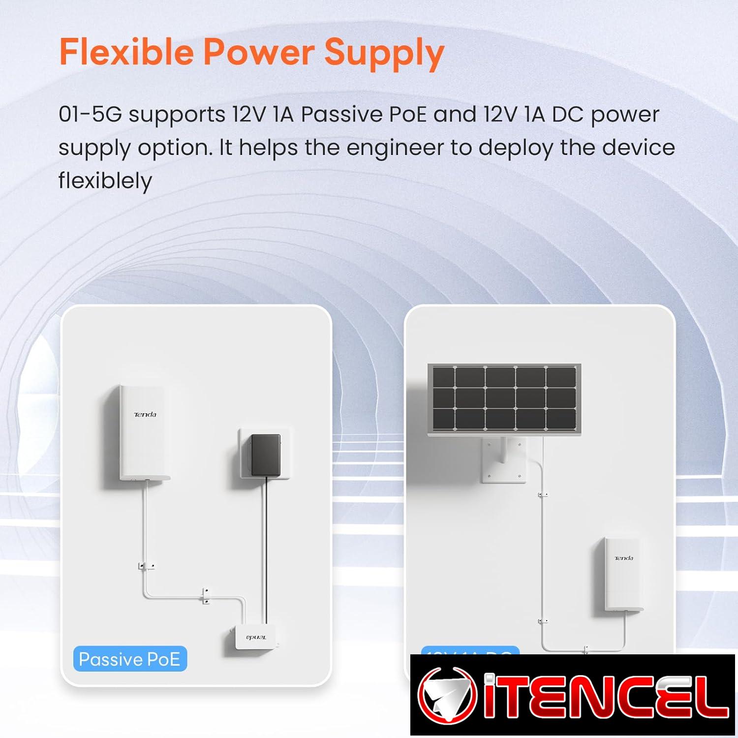 Tenda O1-5G Puente Wi-Fi Exterior
