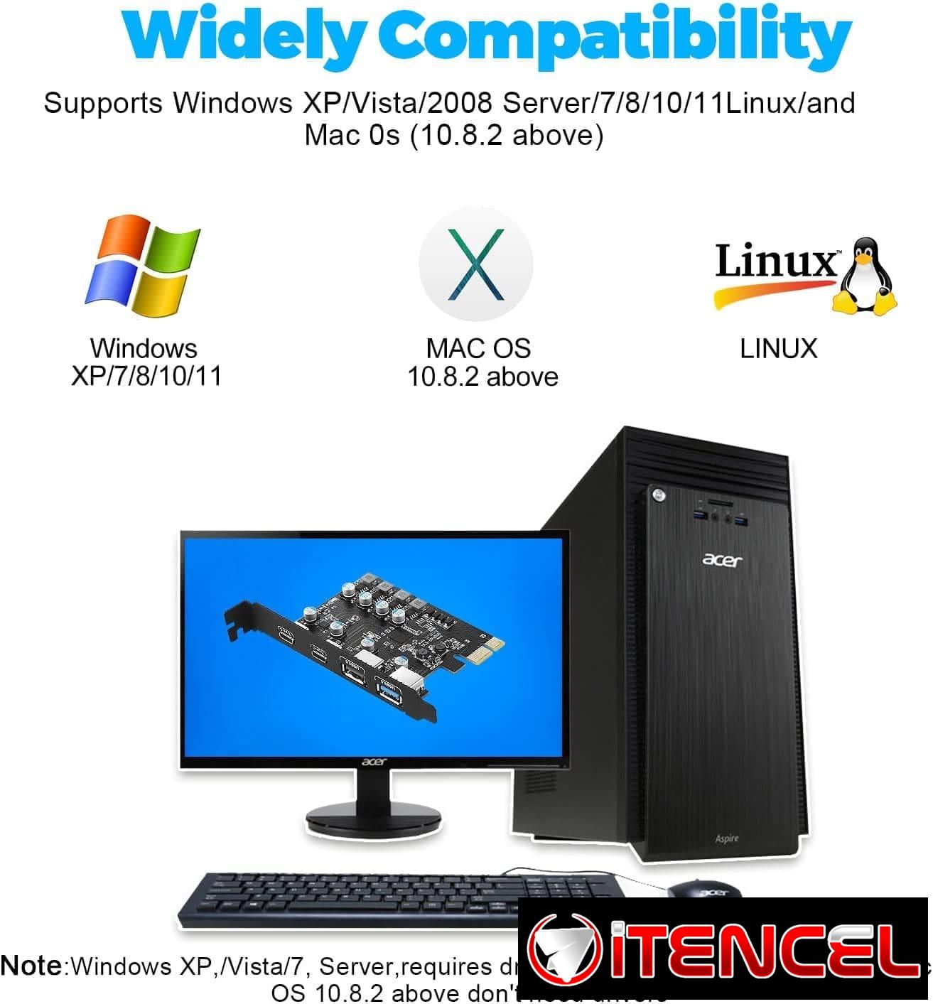 Expansión USB PCI-E