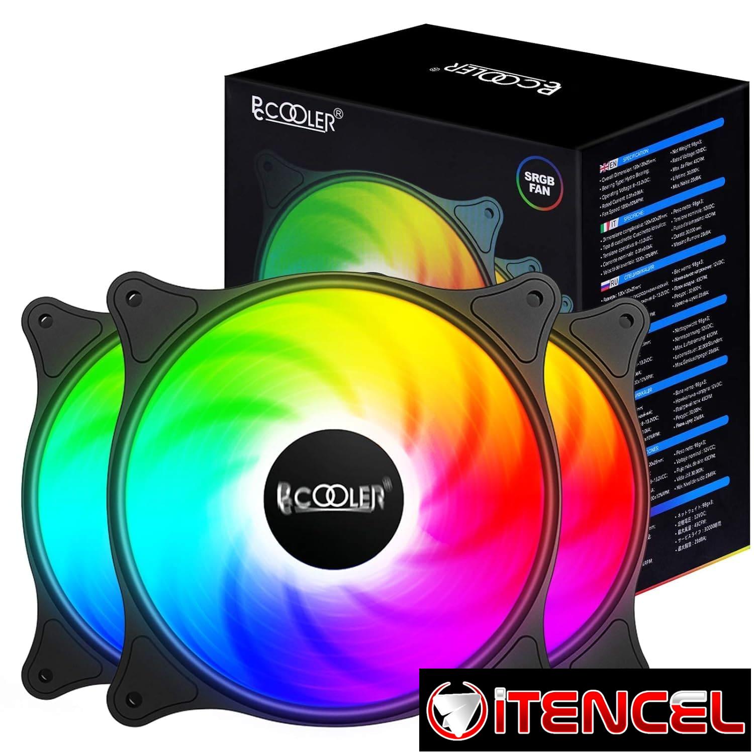 Ventiladores PCCOOLER FX120 (Paqt de 3)
