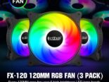 Ventiladores PCCOOLER FX120 (Paqt de 3)