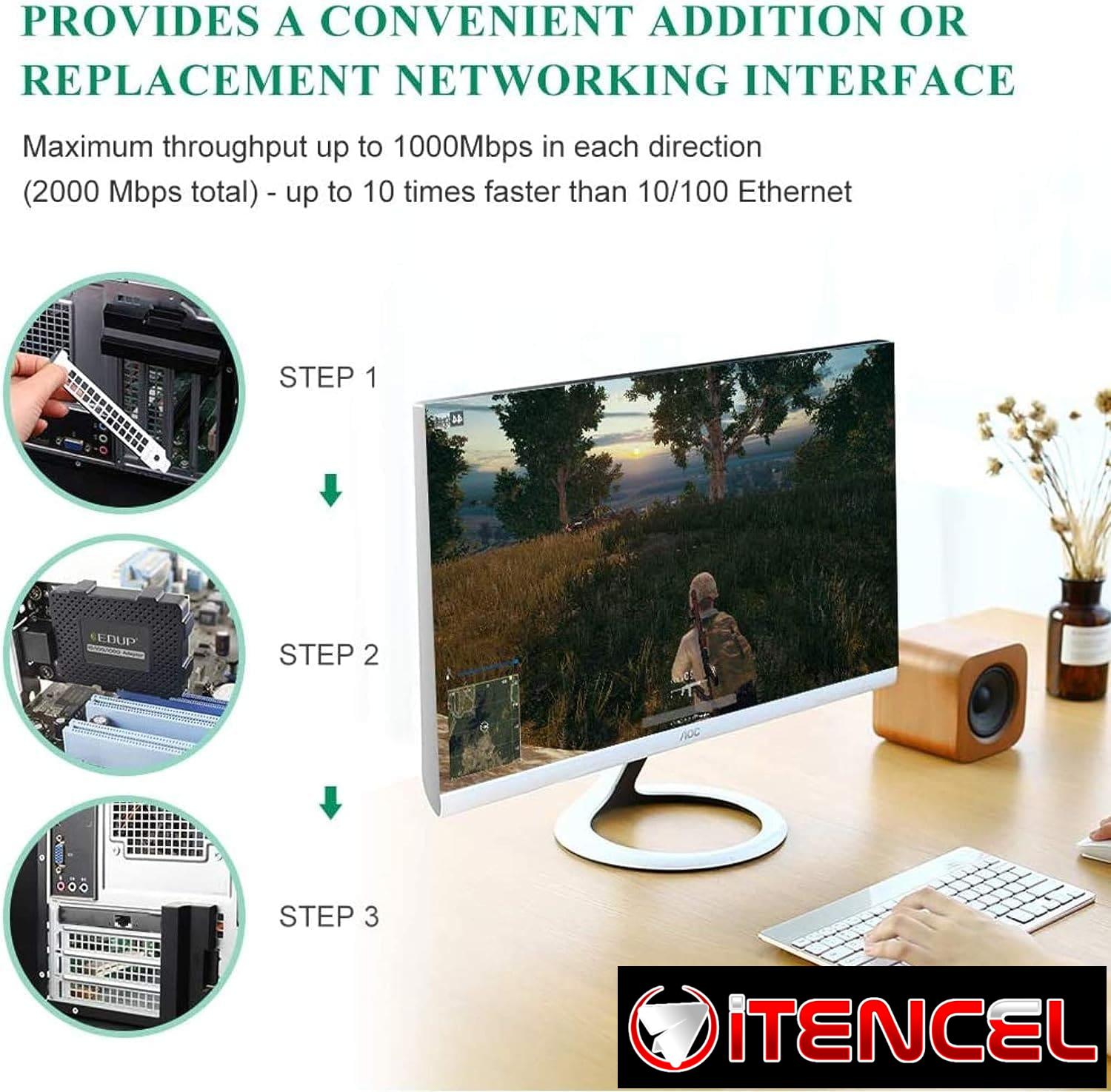 Adaptador Ethernet EDUP