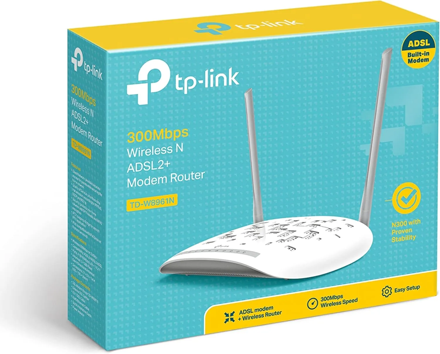 Router Nauta Hogar TP-Link TD-W8961N 300Mbps