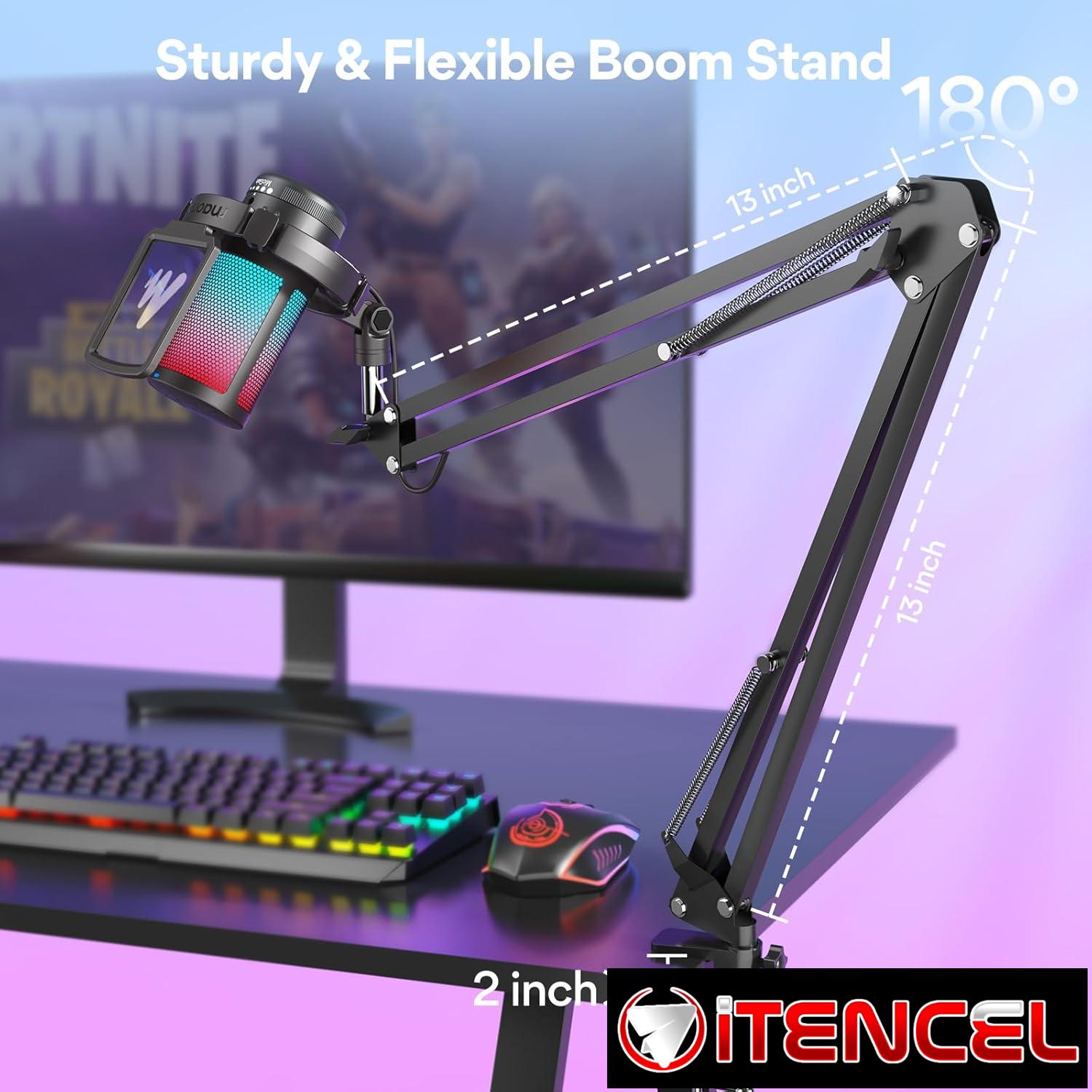 MAONO DGM20S Micrófono USB con condensador y cancelación de ruido