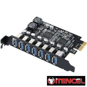 Expansión 7 Puertos USB – PCI Express