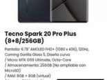 Tecno Spark 20 de 256 gb