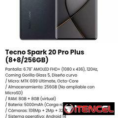 Tecno Spark 20 de 256 gb