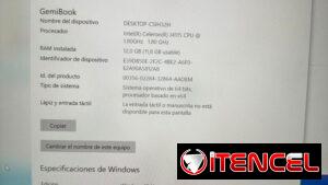 Laptop Chuwi pantalla Cristal 2k, 12gb ram /256gb M2