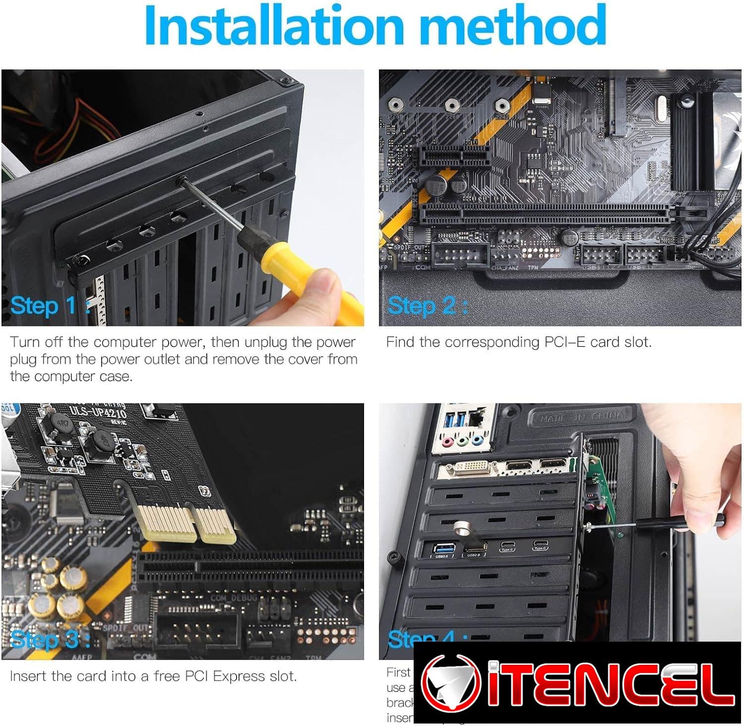 Expansión USB PCI-E