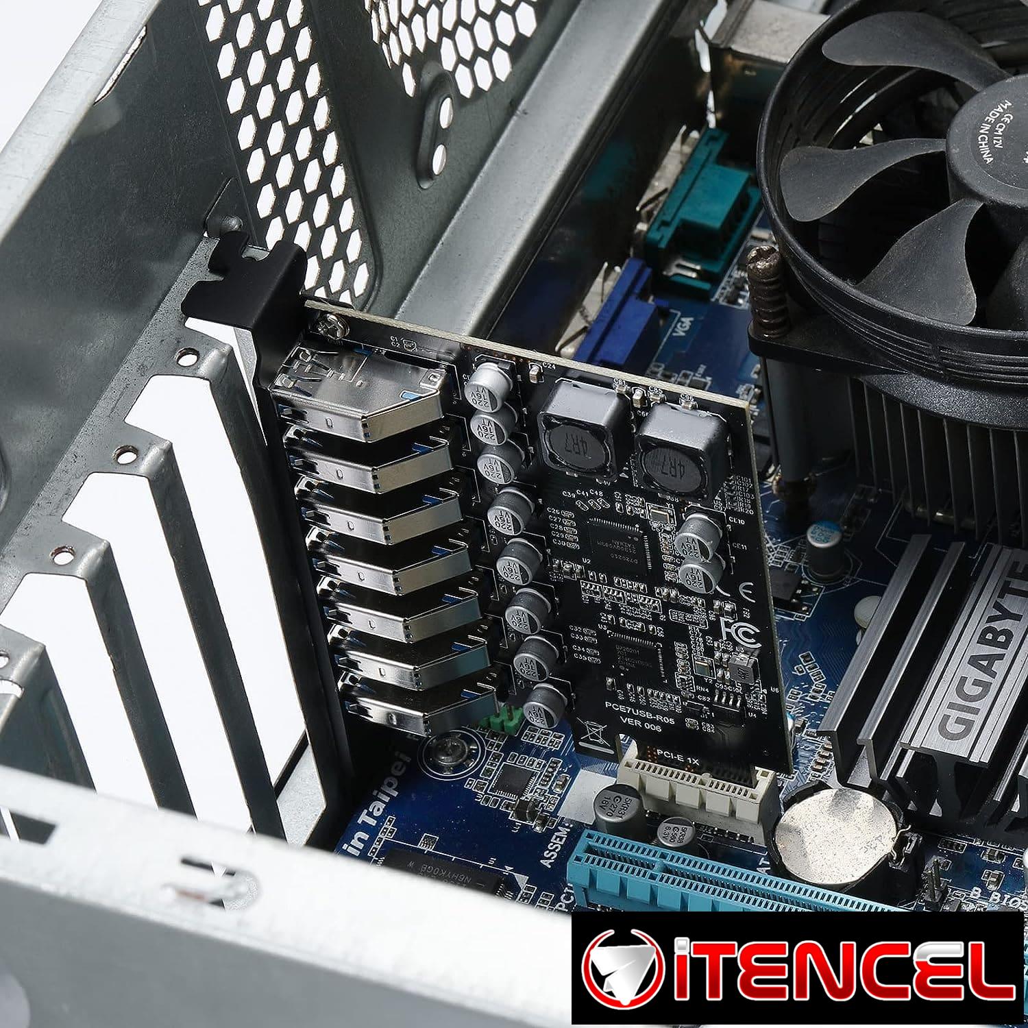 Expansión 7 Puertos USB – PCI Express